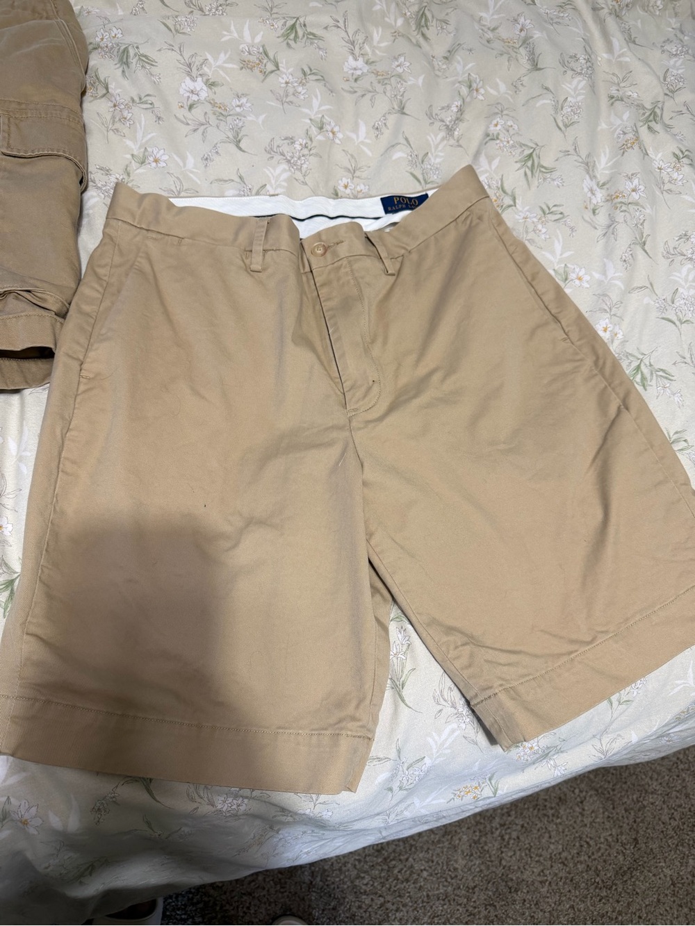 Polo by Ralph Lauren Tan Flat-Front Men’s Shorts